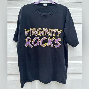 Bold ‘Virginity Rocks’ Tee 😉